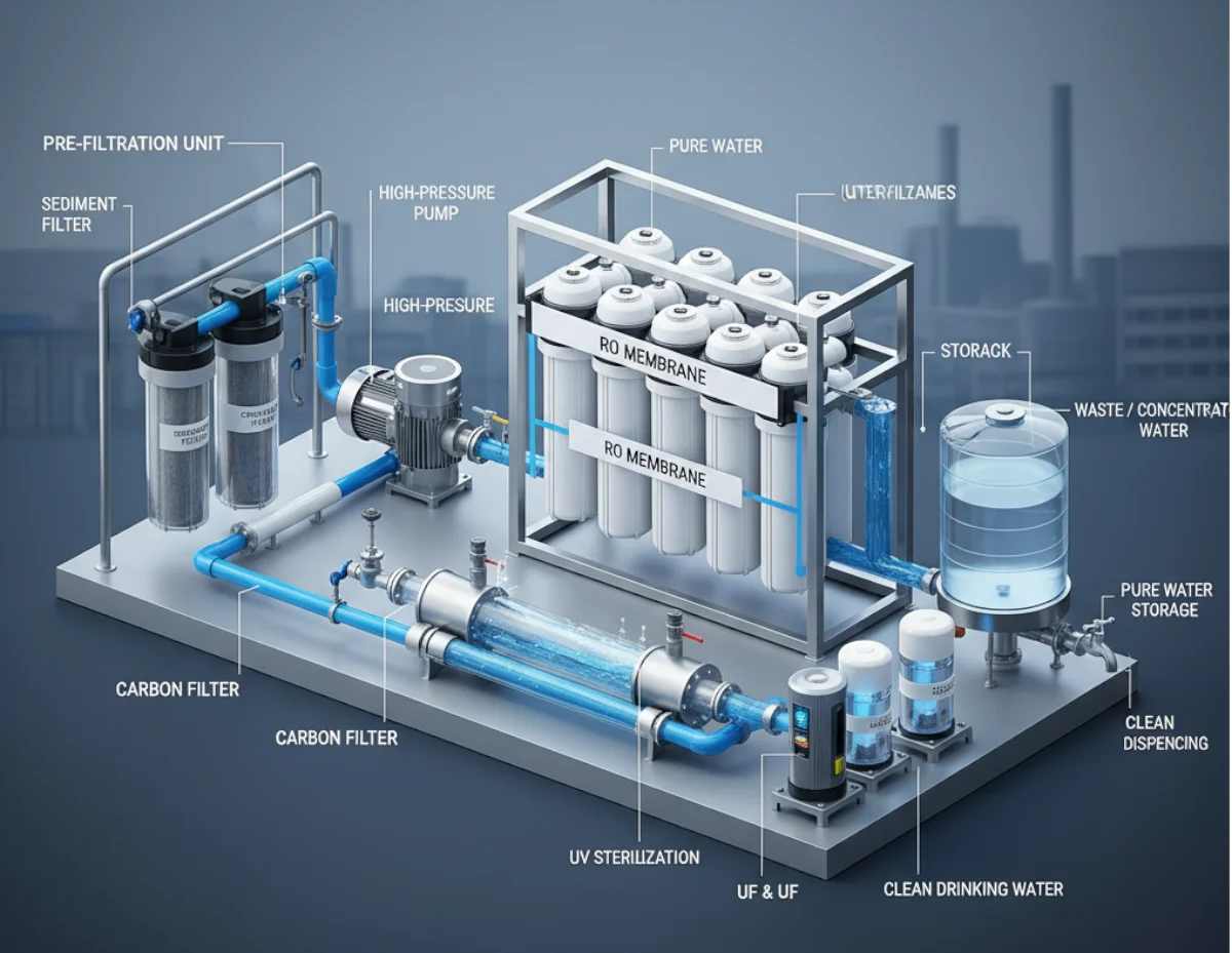 RO Plant: A Complete Guide reverse osmosis water treatment system
