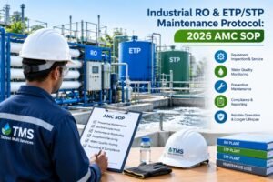 Industrial RO, ETP & STP Plant Maintenance Protocol and AMC SOP 2026 – Inspection, Preventive Maintenance & Water Treatment System Servicing.